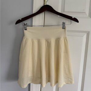 BuffBunny Cream Athletic Skort